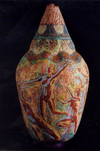 Decorative Sculptural Vases by Dan Skinner sculptor