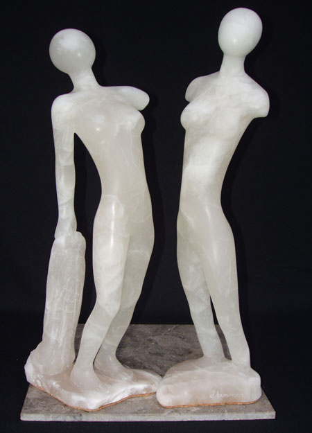 Italian Alabaster Stone sculpture by Dan Skinner Sculptor