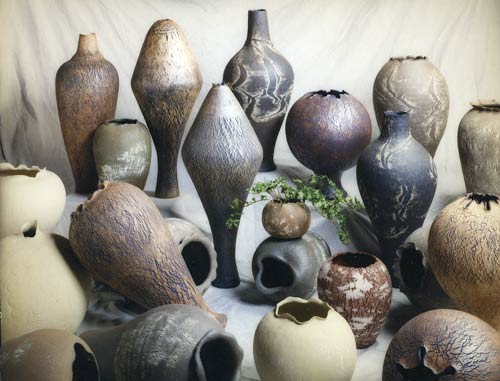 ceramic vases by Dan Skinner